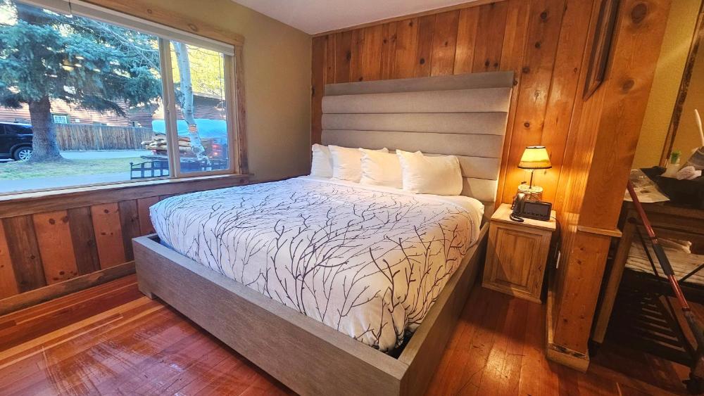 Cabin #8 with hot tub interior